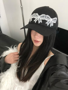 Korean Style Butterfly Baseball Cap Womens Spring Summer New Fashionable Duckbill Sunscreen Hat Cotton Casual round Top