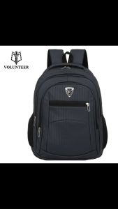 [Basic Style] Volunteer Bag School Backpack - Youth Waterproof Laptop Backpack with Cool Comfort Design and Anti-Theft Feature 241944