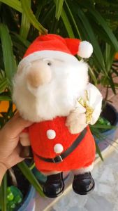ตุ๊กตาซานตาคลอส Santa Claus merry Christmas 10.5"
