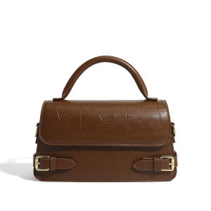 IELGY messenger bag womens high quality retro fashion niche western style crocodile messenger bag