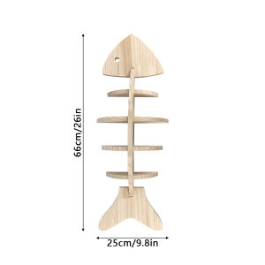Nordic Style Fishbone Wall Mounted Hook Bathroom Storage Shelf No Drilling Required Creative Home Furniture Display Rack