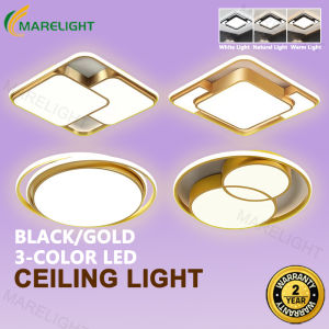 3 Color LED Ceiling Light Ceiling Lamp For Bedroom Living Room Modern Light