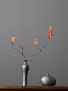 Modern Simplicity Autumn Leaf Branch Artificial Flower Art Living Room Coffee Table Decoration Floral Arrangement Home Decor