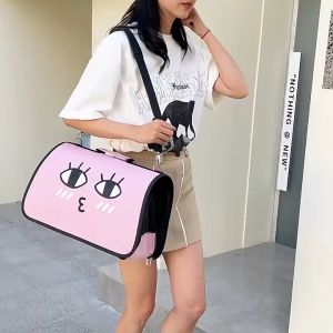 Balo vận chuyển chó mèo hình mặt cười Túi Vận Chuyển cho chó Mèo hình mặt cảm xúc