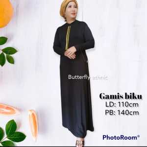 Gamis Muslimah Wanita / Dress Maksi Lengan Panjang / Gamis Model Mayung / Gamis Bahan Jersey Premium