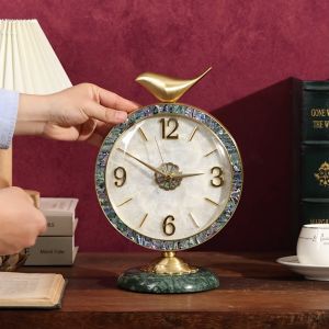 นาฬิกาตั้งโต๊ะแบบตั้งโต๊ะ NegralBellOut ครอบคลุมพื้น ที่ทำงานในห้องนั่งเล่นให้ความรู้สึกเงียบ และทันสมัยน้ำหนักเบาตก แต่งด้วยของตก แต่ง