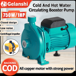 Household Pipeline Centrifugal Pump 750W Electric Water Pump High Pressure High Flow 1HP Pure Copper Motor Shallow Well Self-priming Booster Water Pump Single-Phase Agricultural Irrigation Pump Whole House Tap Water Automatic Booster Pump