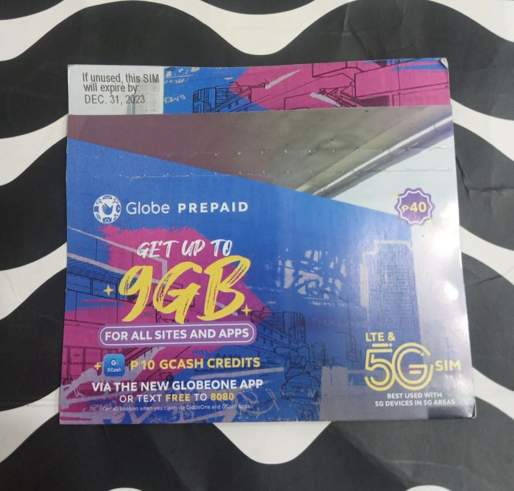 GLOBE 5G PREPAID VANITY SIM (BATCH2) Lazada PH