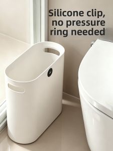 FaSoLa | Narrow Gap Bathroom Waste Bin Slim