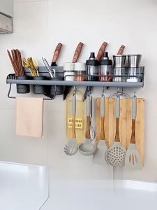 Condiments Organizer Utensils Organizer Spice Rack Knife Holder Kitchen Seasoning Organizer Storage