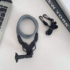 Flexible Neck Phone Holder Rollable for Vlog Selfie Live Video Anti Shake Hands Free Reusable Lightweight