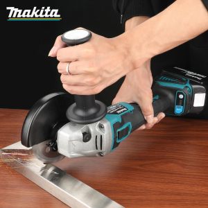 Makita | Makita battery DGA404 125mm Angle Grinder 18V Lithium Battery Brushless Polishing Machine 4 Gear Industrial Cutting Power Tools