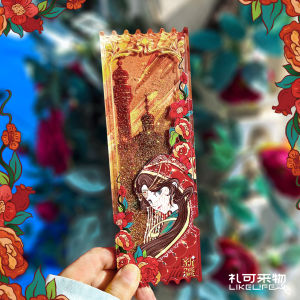 Creative Xinjiang Special Memorial Gift Flowing Sand Fridge Magnet Ethnic Style Present Unique Regional Character Souvenir