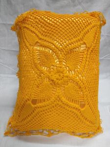 หมอนถักลายดอกงานปราณีต งานฝีมือ งานสวยมาก พร้อมส่ง