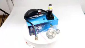 【COD/Original】H4 LED Motorcycle Headlight BA20D P15D Canbus COB Chip Moto Fog Lights Universal Scooter Motorbike Front Headlamp Running Lamp