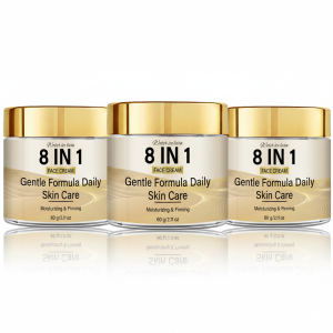 8-in-1 Face Cream Retinol Collagen Vitamin C E. Kojiic Glutathione Niacinamide Hyaluronic Acid. Moisturizing Firming. 60g.