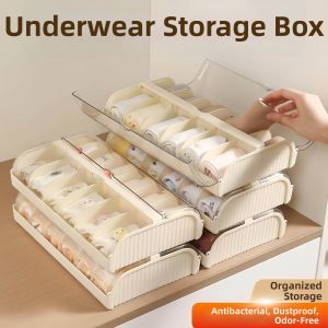 KUWUBIANJING | Underwear Storage Box 3-in-1 Partition Drawer