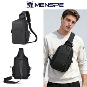 MENSPE Mens Chest Bag Cross Body Bag Travel Shoulder Bag Casual Men Chest Bag Men Fashion Shoulder Bag Waterproof Casual Sport Street Bag for College Student
