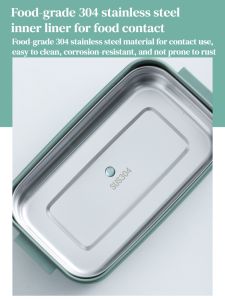 Students portable doublelayer largecapacity ulated lunch box