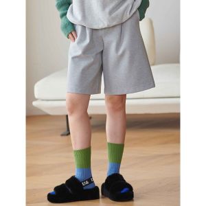 Loose Five-Quarter Short Pants Womens Casual Trousers Straight Leg Natural Waist Other Fabric Ladies Fashion Winter 2025