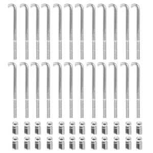 Banjo Repair Tool Kit 48Pcs with Screws & Nuts–Metal Hardware Professional Replacement Set for Banjo Maintenance & Restoration