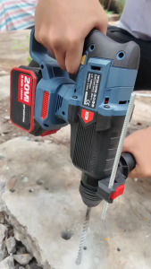 Máy khoan bê tông pin 20V YUPAI 2.5J YP20-H24M – động cơ không chổi than khoan bê tông mạnh mẽ 3 chế độ làm việc