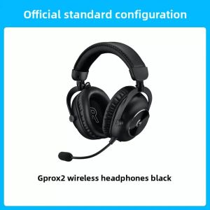 Logitech | Logitech PRO X 2 Wireless Headset with Mic 50mm Graphene Drivers Tri Mode Lightspeed Noise Reduction E-sports Earphones Gamer