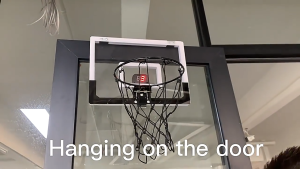 Mini Hanging Basketball Hoop Kids Basketball Ring With Score Counter Can Dunk Shatterproof Backboard Outdoor Sports Toys