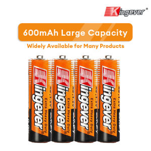 [24H Shipping] Kingever Extra Heavy Duty Battery Super 1.5V AA/AAA Carbon Battery 4PCS