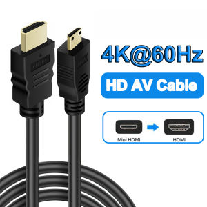 Mini HDMI Cable 4K 60Hz HDMI to Mini HDMI 2.0 Cable for Camera Tablets Laptop Monitor HDTV Mini HDMI male to HDMI Male
