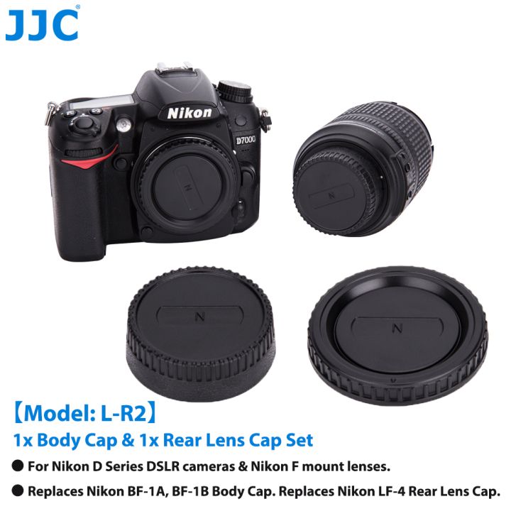 JJC Body Cap and Rear Lens Cap for Nikon D3000 D3100 D5000 D7000
