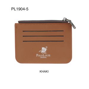 Original Polo Louie Ultra Slim Premium Fashion Leather Men Wallet Zipper Card Holder Coin Purse