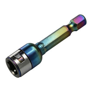 8mm Hexagonal Shank Dovetail Screw Socket with Non Magnetic Design and Steel Balls to Prevent Loosening used for Power Tools