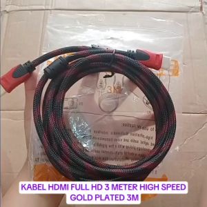 V169 Kabel HDMI Full HD 3 Meter High Speed Gold Plated 3M Cable