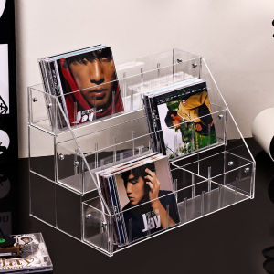 YOUKAMAN | Transparent Acrylic Storage Shelf optical discs