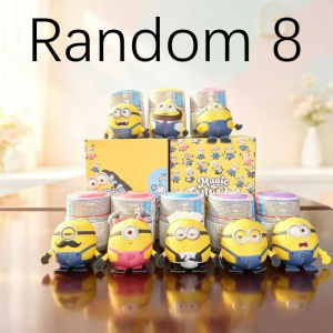 52TOYS | Minions Magic Surprise Blind Box Squishy Squeeze Toy Stress Relief Fidget Sensory Figurine Gift For Kids Adults Autism