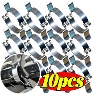2/10Pcs Air Filter Housing Lid Spring Clip Clamp Box Spring Clip Car Air Filter Cleaner Housing Box Universal Car Engine Cleaner Box Cover Clamp