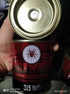 CAT DUCO OTOMOTIF SUPER GLOSS SPIDER LABA- LABA  SILVER ISI 200 GRAM