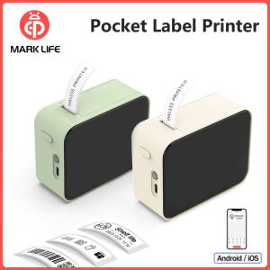 Marklife P15 Portable Thermal Printer Mini Label Printer Inkless Bluetooth Adhesive Printing Machine Sticker Labeling Machine