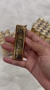 Bật Lửa Khò Tia Xanh T18 - Vỏ Nhôm Vàng - Có Nắp Đậy - Có Bơm Ga