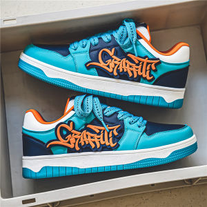 Casual Mens Thick Bottom Sneakers Versatile Comfortable Sports Shoes Breathable Mesh Inner Lining Low Top round Toe Rubber Sole