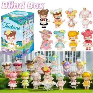 Afternoon Tea Dream Doll Box Cute Action Figures Doll Toy Surprise Box Kids Toys Desktop Accessories