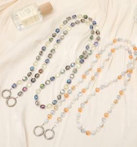 Clove Luxury Crystal Mobile Phone Chain Crossbody Unique Shape Pendant Lanyard Style Small Bag Chain Fashion Accessory