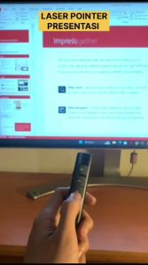COD Taffware Laser Pointer Presentasi Jarak Jauh Pen Remote Wireless 200 Meter 2.4GHz