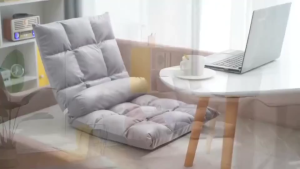 Happihaus Modern Lazy Sofa Lazy Sofa Chair Folding Sofa Tatami Sofa Bed Backrest Home Sofa Free Pillow Included