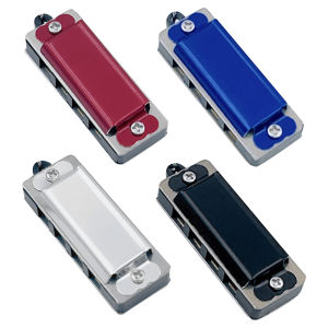 5Pcs Mini Harmonica Pendant Necklace 4-Hole 8-Tone Mouth Organ Music Portable Harmonica for Children and Beginners