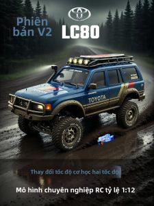JINGXIAOCHUANG | Officially Licensed LC80 RC Car Off-road 4WD Dual-speed