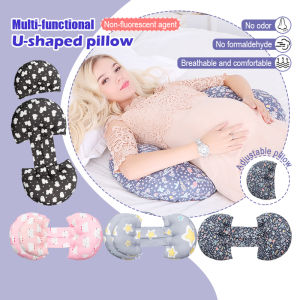 Pregnancy Pillow 2 In 1 Set Maternity Support Cushion For Pregnant Woman U-Shaped Belly Support Multifunctional Pillow