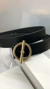 Thắt lưng da bò mặt O xiên bấm lỗ 3.3cm cao cấp tặng kèm đinh đục lỗ