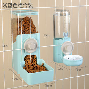 Hanging Cat Drinking Fountain Dog Waterer Automatic Feeder Suspension Water Bottle Pet Supplies Cage Hanging Rabbit Feeder